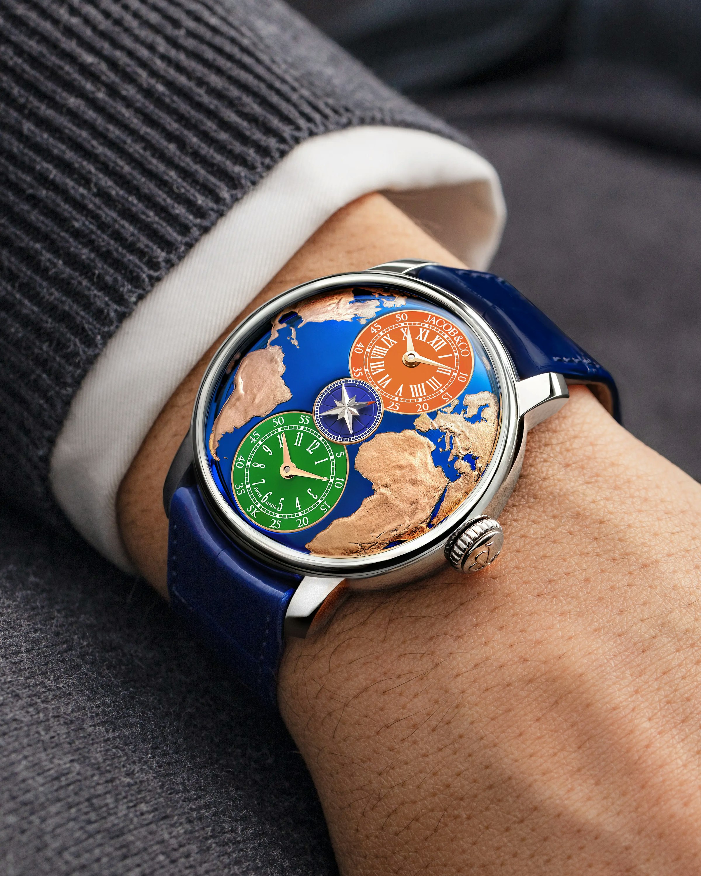 the salman khan watch, worn on the left wrist.
