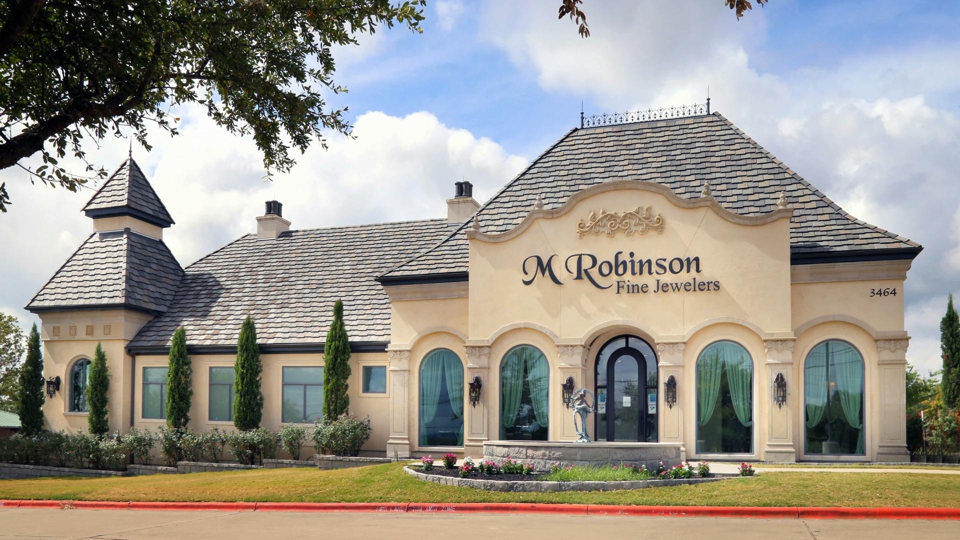 Storefront Of the M Robinson Fine Jewelers Boutique