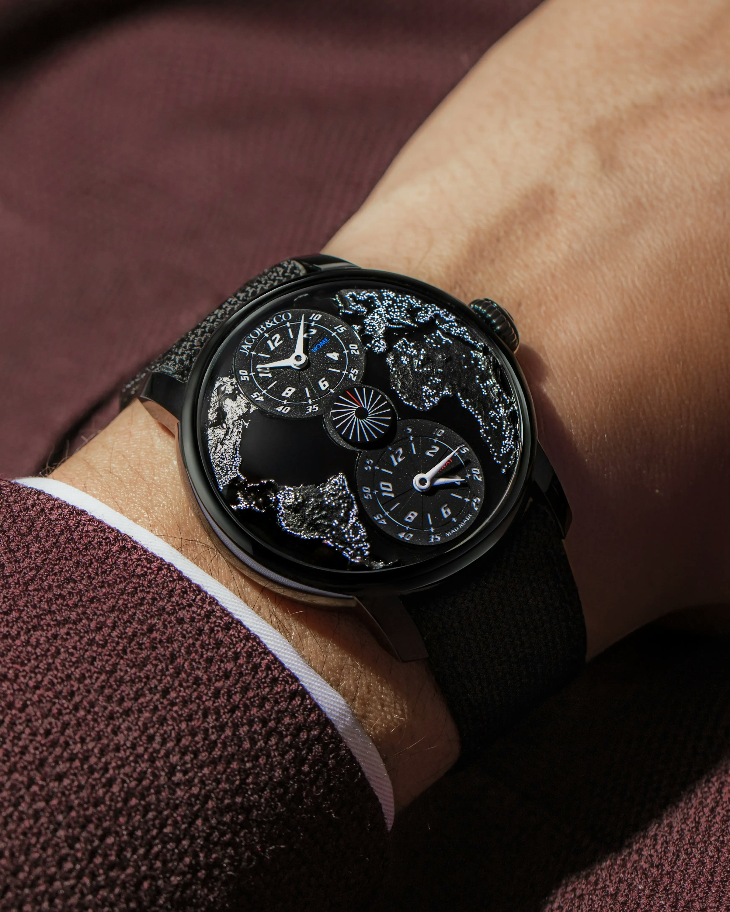 Dual Time Zone Jacob And Co Watch Prices Jacob The World Is Yours