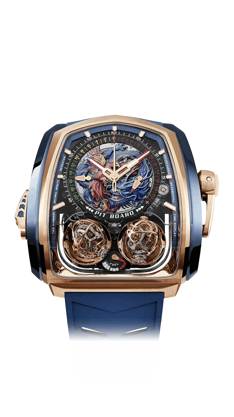 2タイプ セット【BOUNDLESS】Tourbillon 　to go Double Tourbillon 30° Technique Platinum skeletonized double