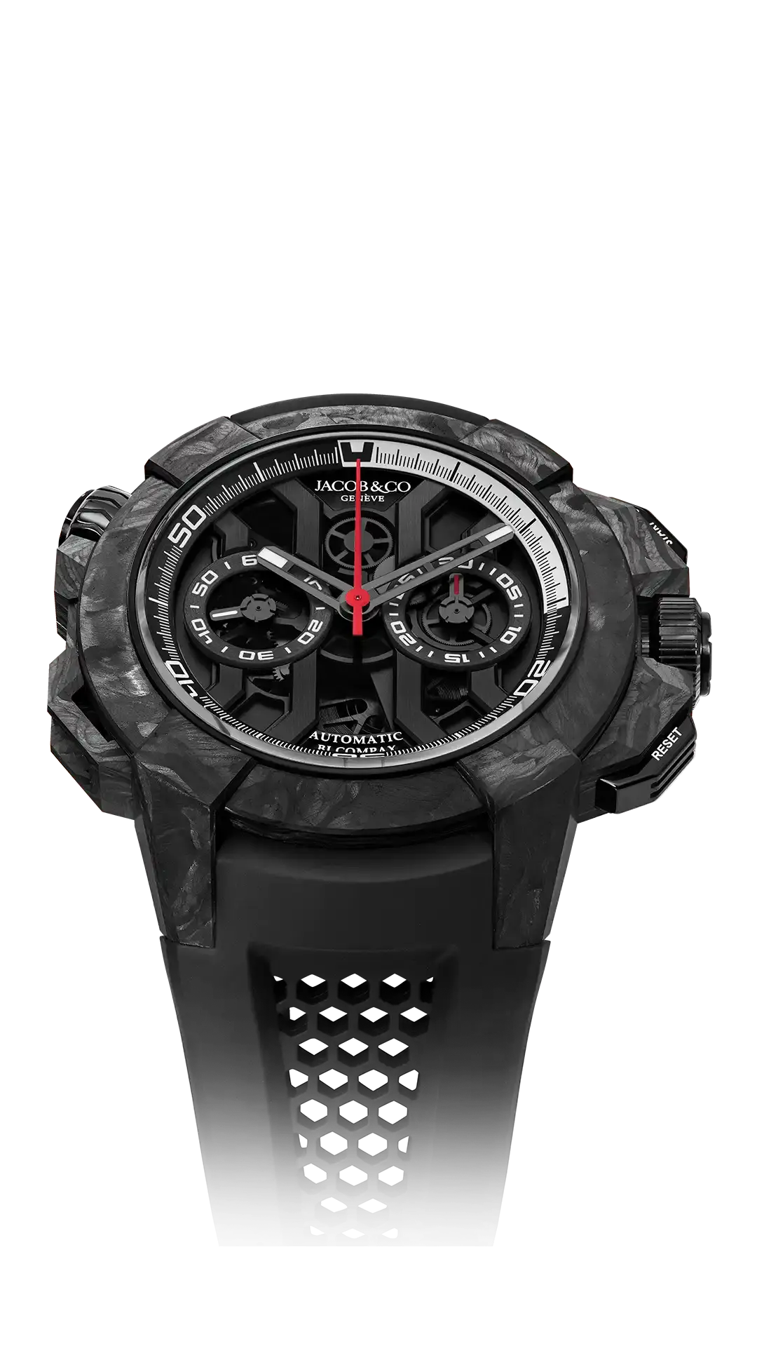 the 47mm epic x chrono, with a carbon fiber case