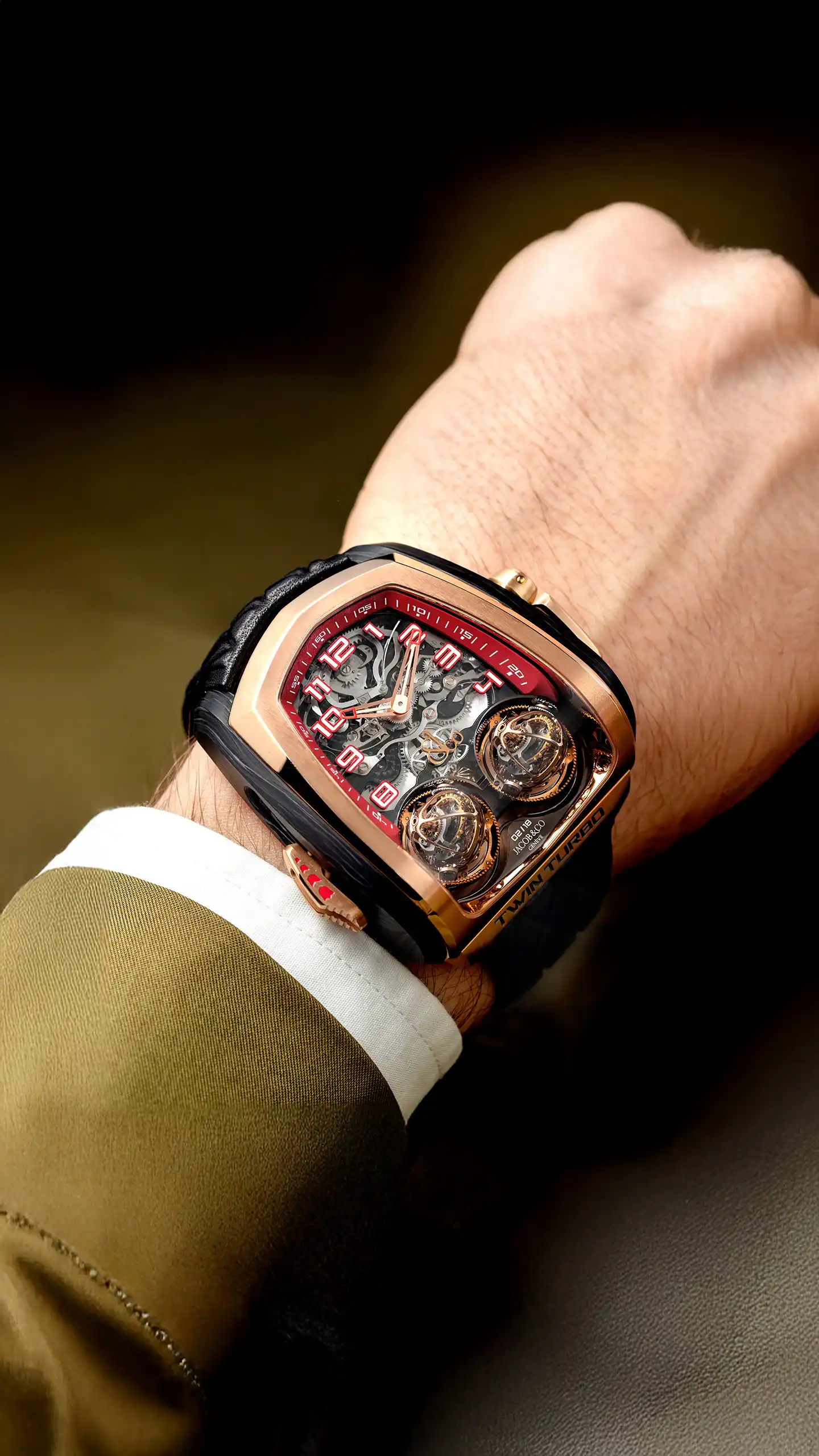 JACOB & Co. Tourbillon 18 個限定ウッドボックス 鍵付き Jacob & Co. Quenttin Tourbillon | Jacob & Co.
