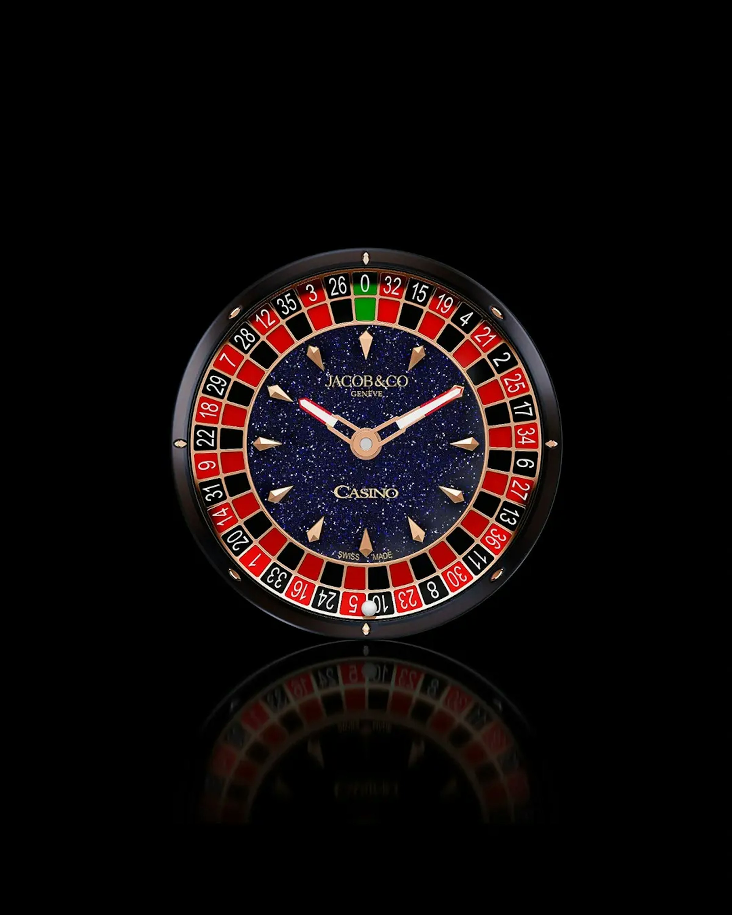 Front Interior Movement of the Casino Tourbillon Watch