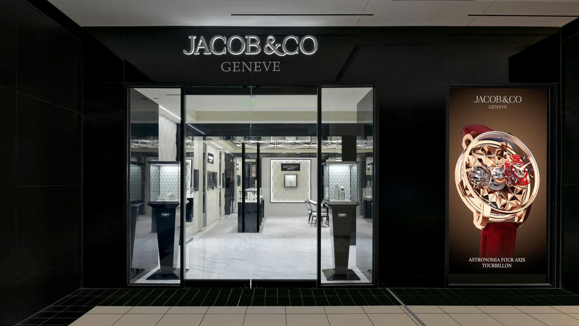 Storefront Of The Jacob & Co. Houston Boutique