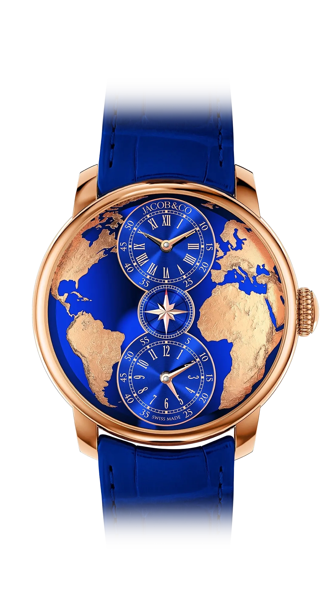 Jacob & Co. 複数タイムゾーン腕時計 The World Is Yours Dual Time Zone | Jacob & Co.