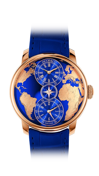 Jacob & Co. 複数タイムゾーン腕時計 The World Is Yours Dual Time Zone | Jacob & Co.