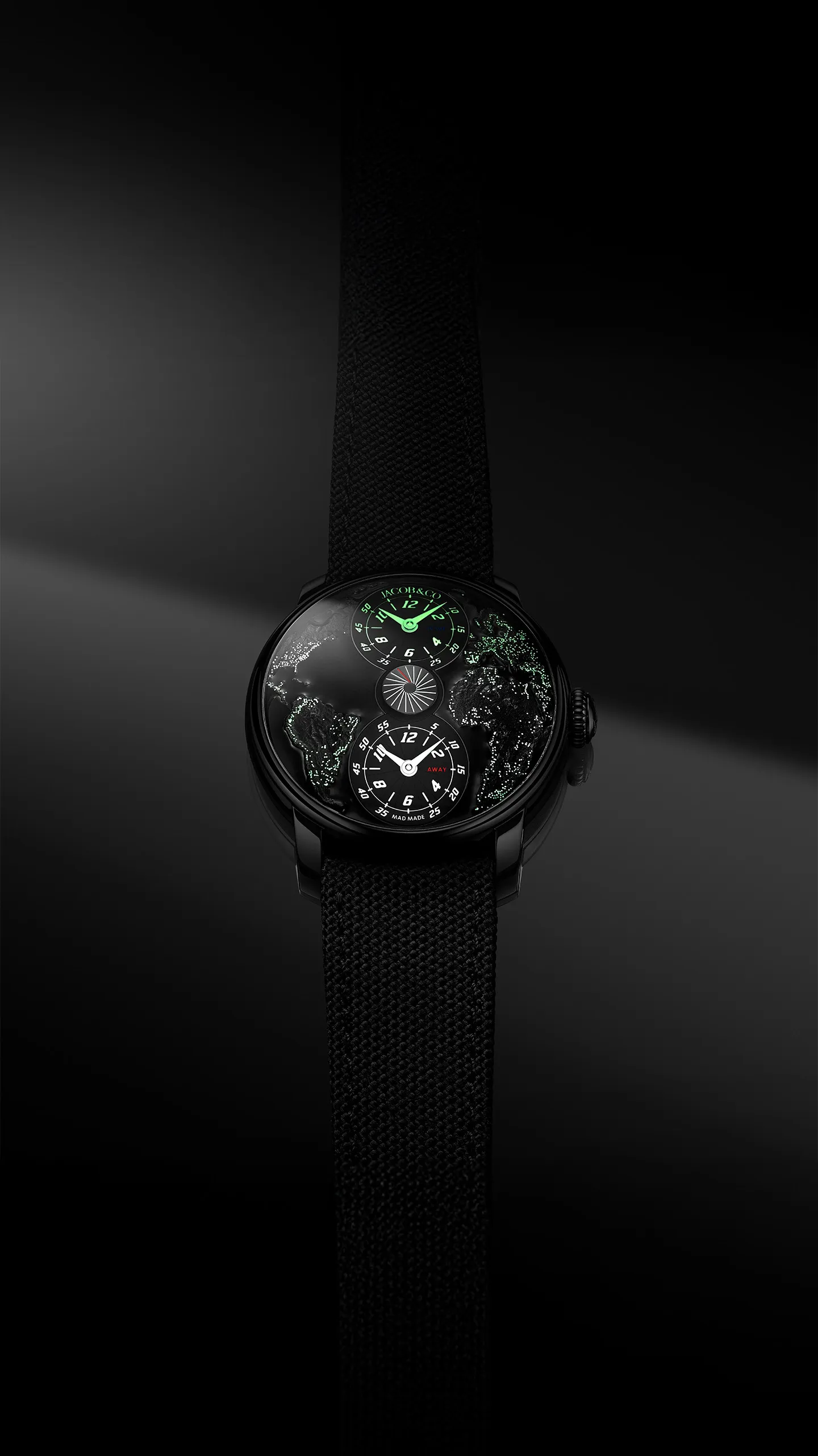 The World Is Yours Dual Time Zone MAD Paris | Jacob & Co.