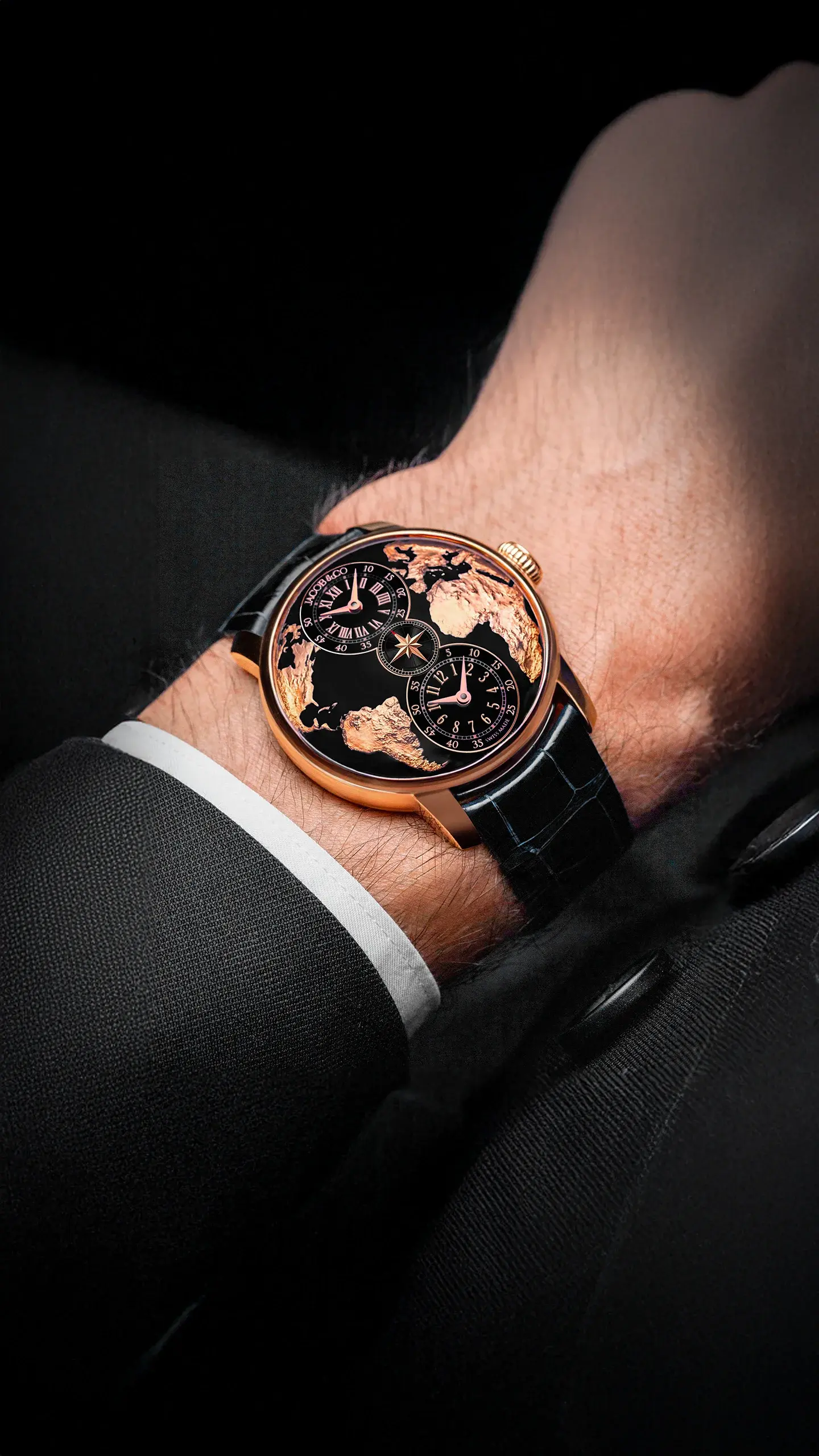 The World Is Yours Dual Time Zone | Jacob & Co.