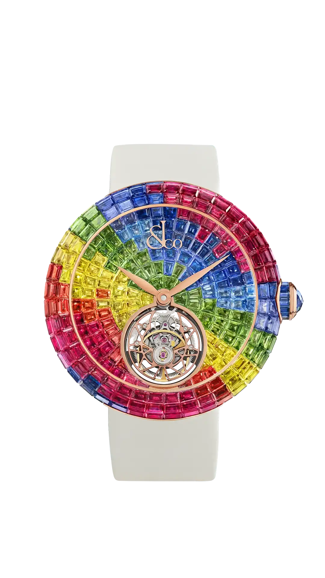 Jacob & Co Brilliant Flying Tourbillon - Peru Mountains IV (Rose Gold)