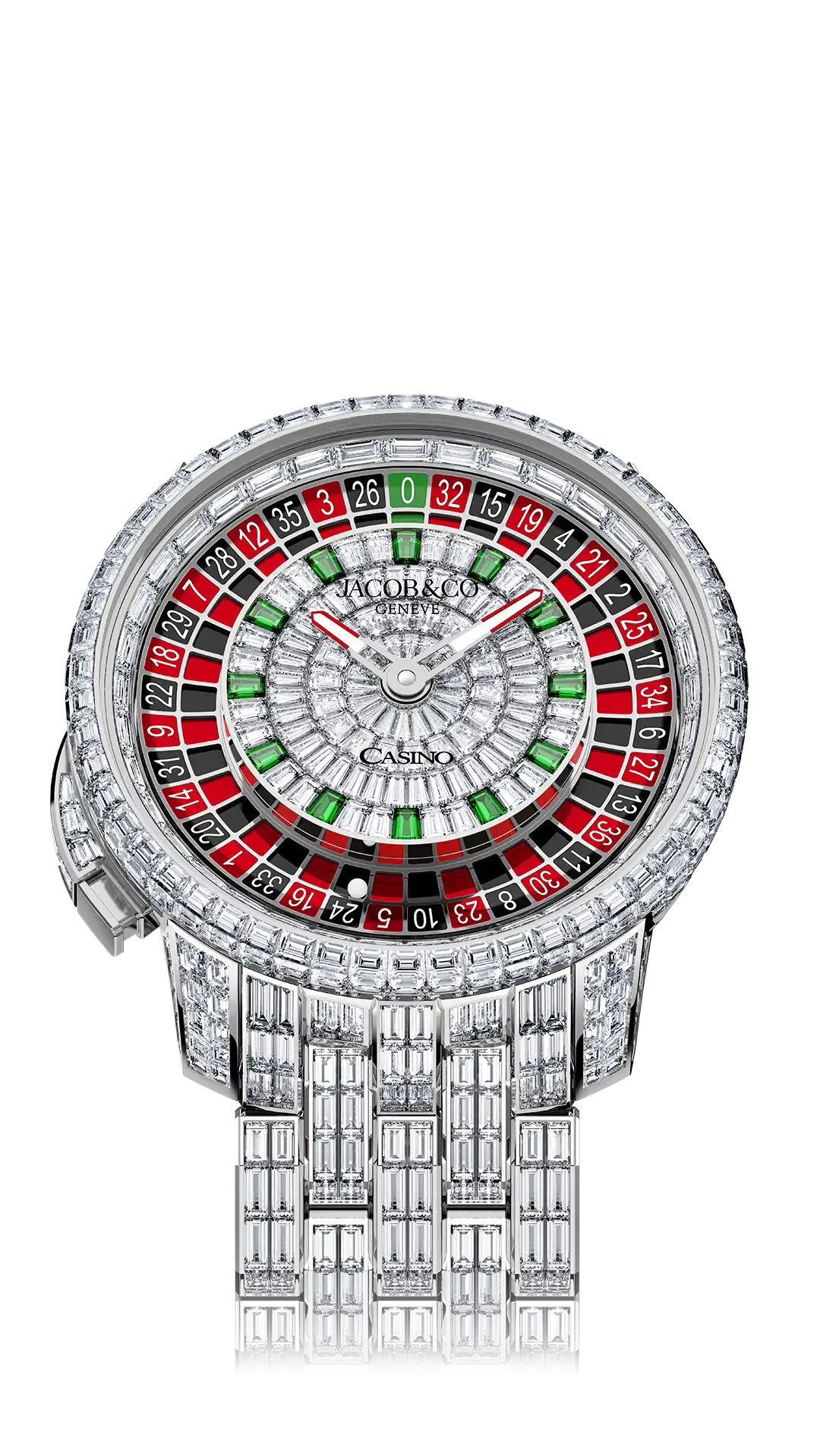 Jacob & Co Casino Tourbillon - Full Baguette
