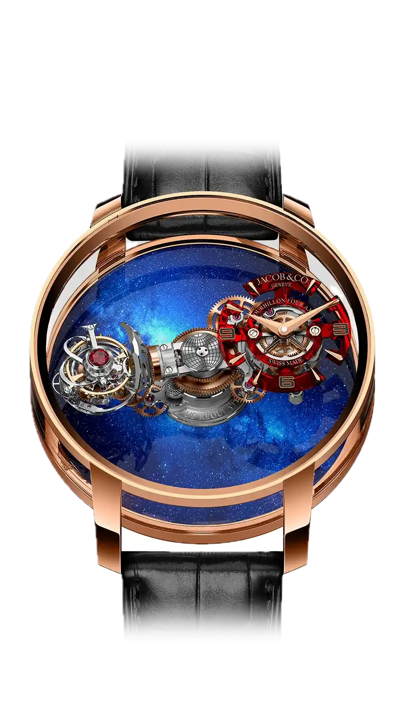 Jacob & Co Astronomia Four-Axis Tourbillon - Mother of Pearl & Blue Aventurine