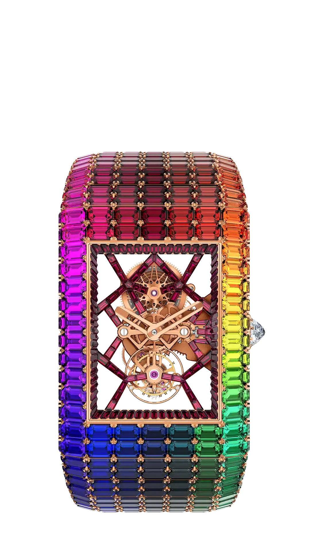 Jacob & Co Billionaire III - Rainbow (Rose Gold)