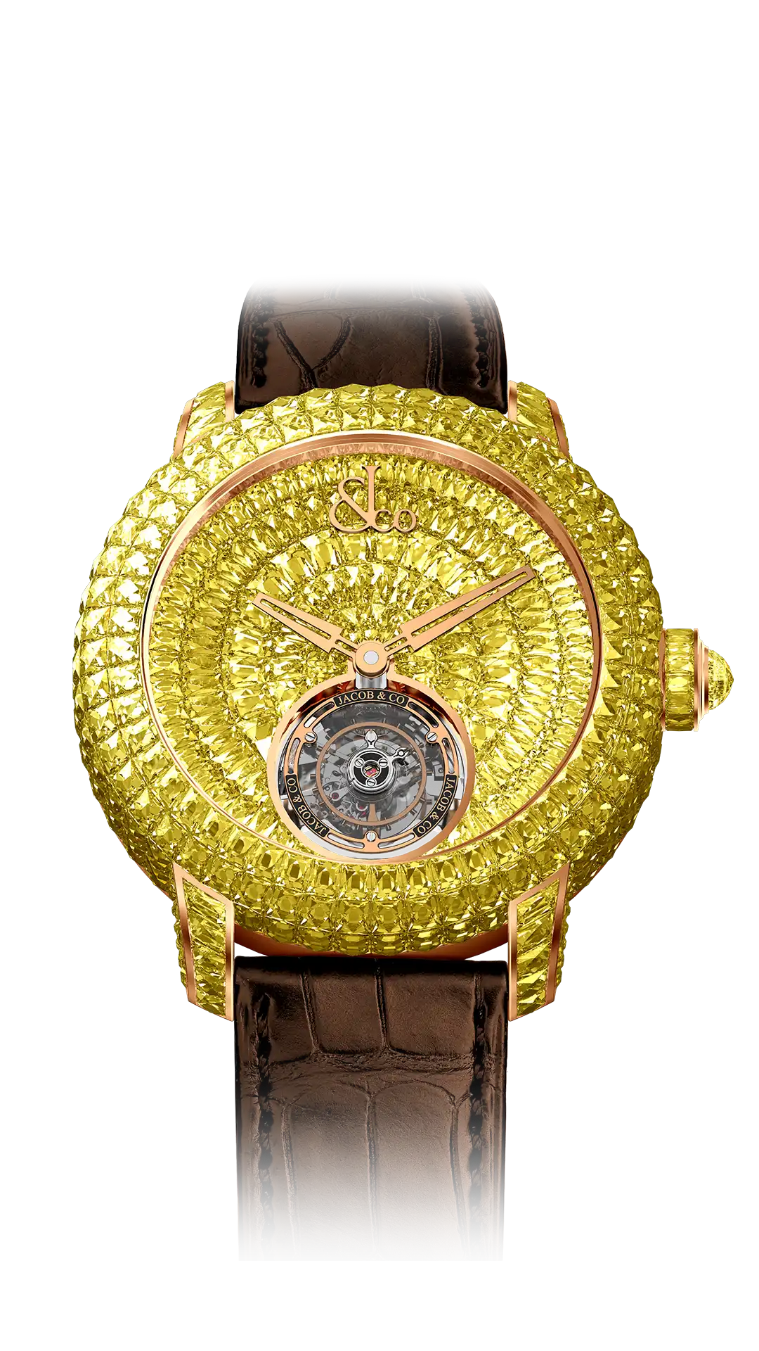 Jacob & Co caviar-tourbillon/yellow-sapphire-angel-cut