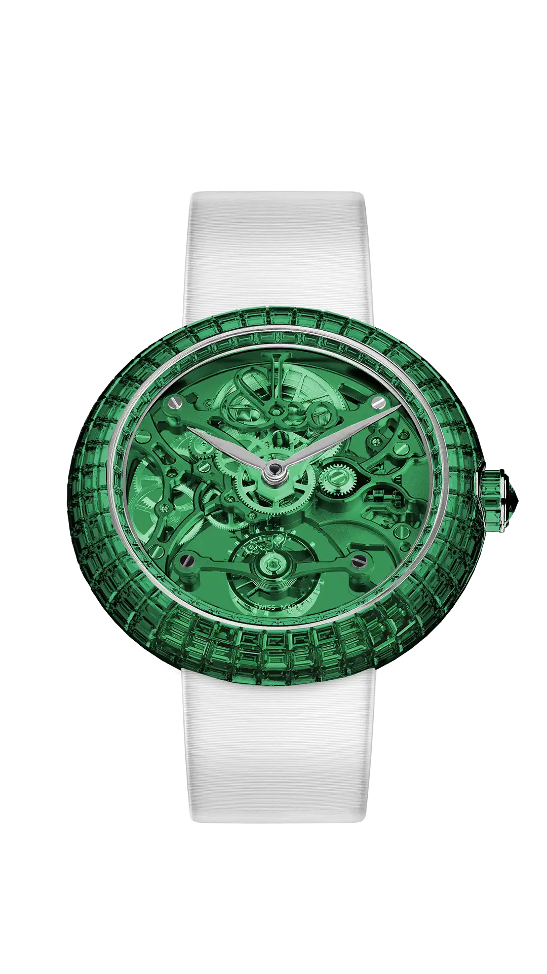 Jacob & Co Brilliant Skeleton Baguette - Green