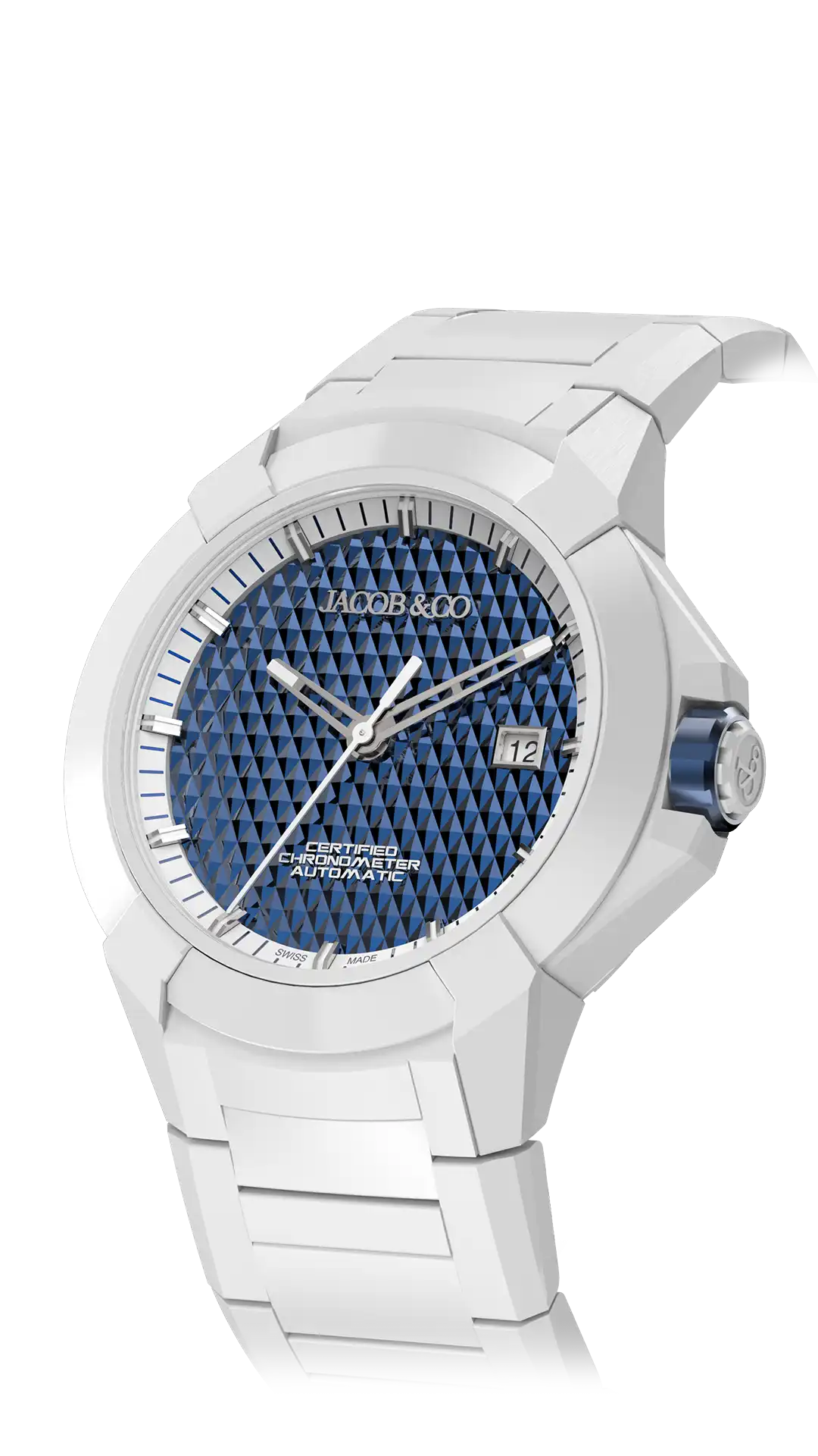 Jacob & Co Epic X Sport - Blue with White Bracelet