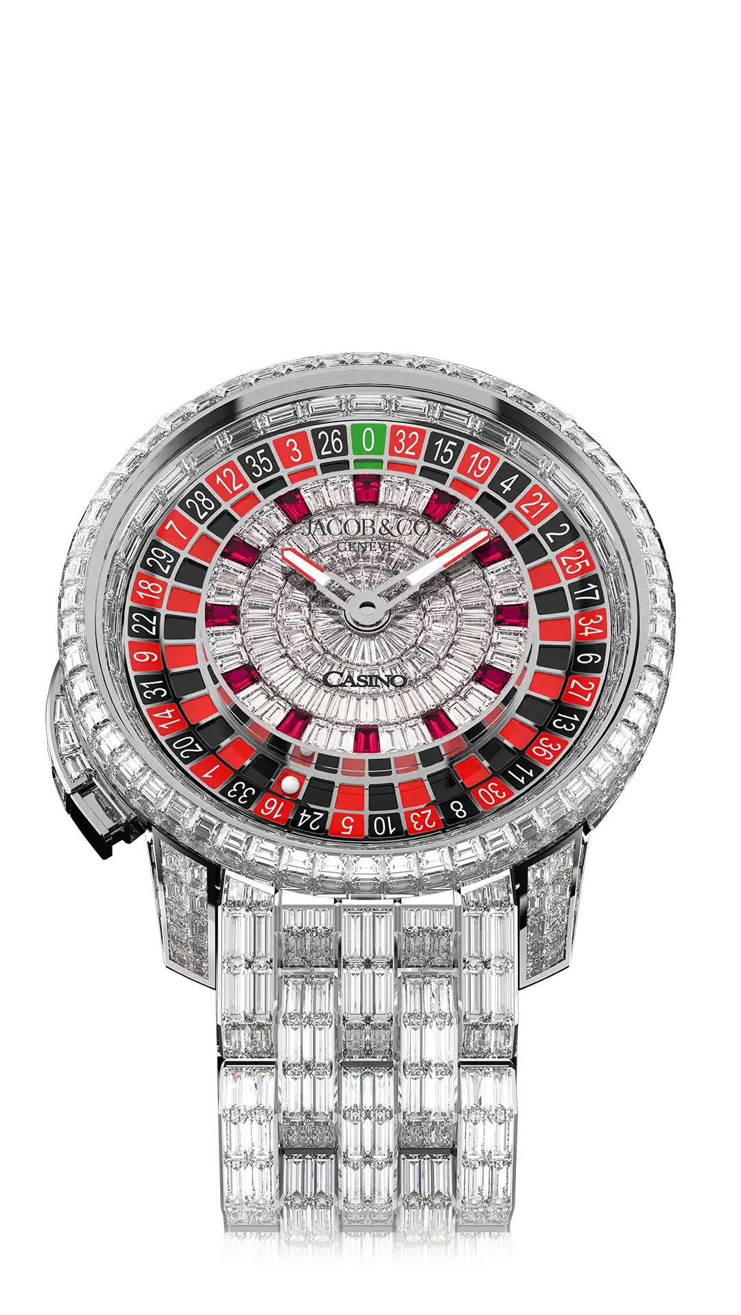 Jacob & Co Casino Tourbillon - White Gold Bracelet