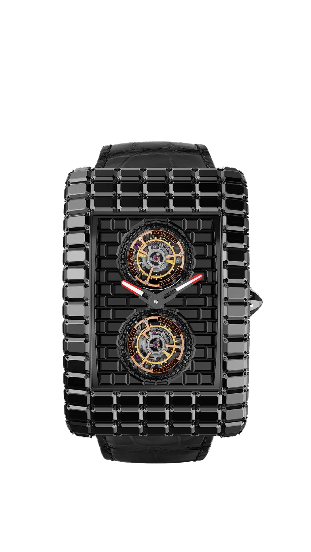 Jacob & Co Billionaire Tourbillon Angel Cut - Black Treated Diamond