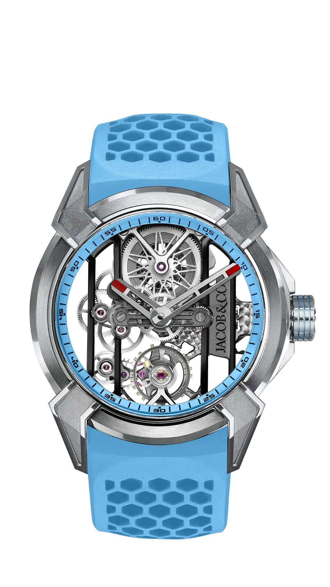 Jacob & Co Epic X Skeleton - Sky Blue II