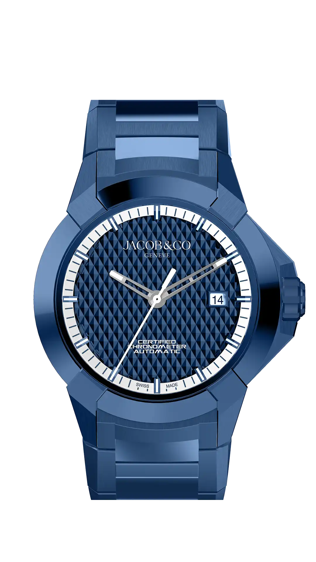 Jacob & Co Epic X Sport - Blue PVD Steel Bracelet