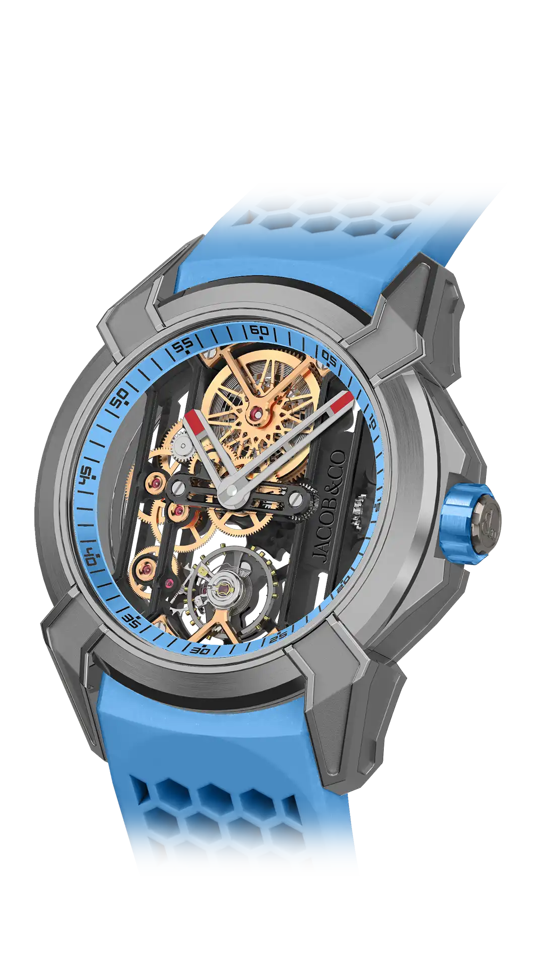 Jacob & Co Epic X Skeleton - Sky Blue
