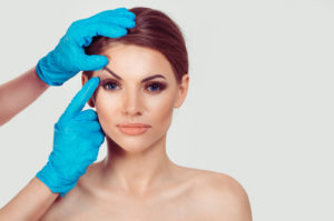 Woman Undergoing Cosmetic Procedure