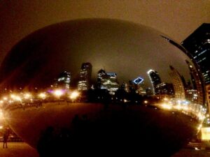 the bean at millennium park in chicago 