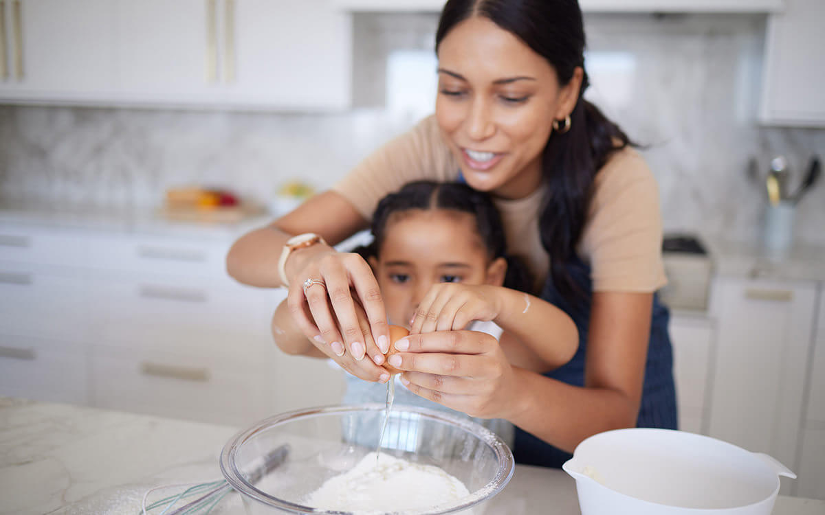 family cooking