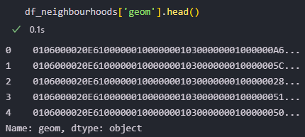 Geom column in neighbourhoods dataset