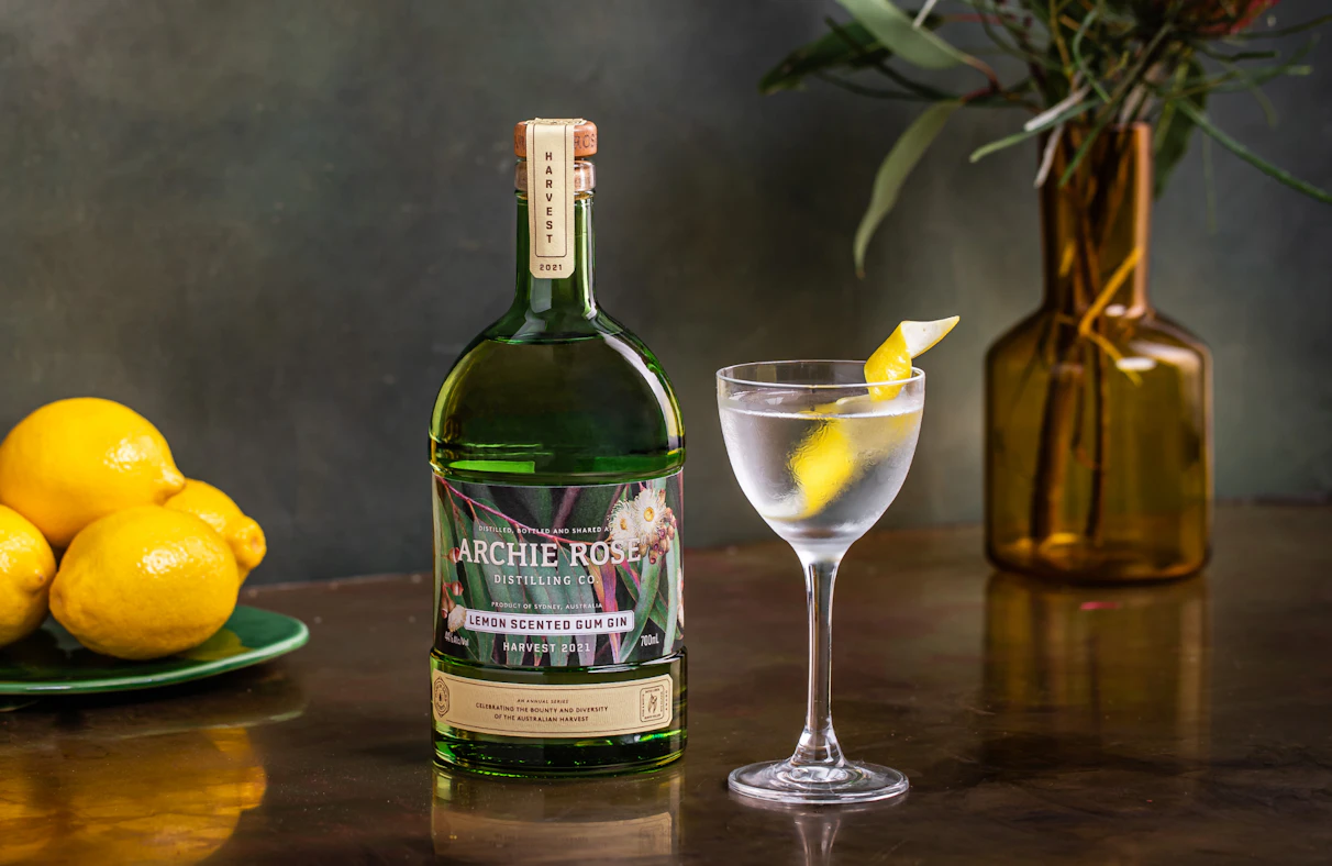 Shop Lemon Scented Gum Gin Archie Rose