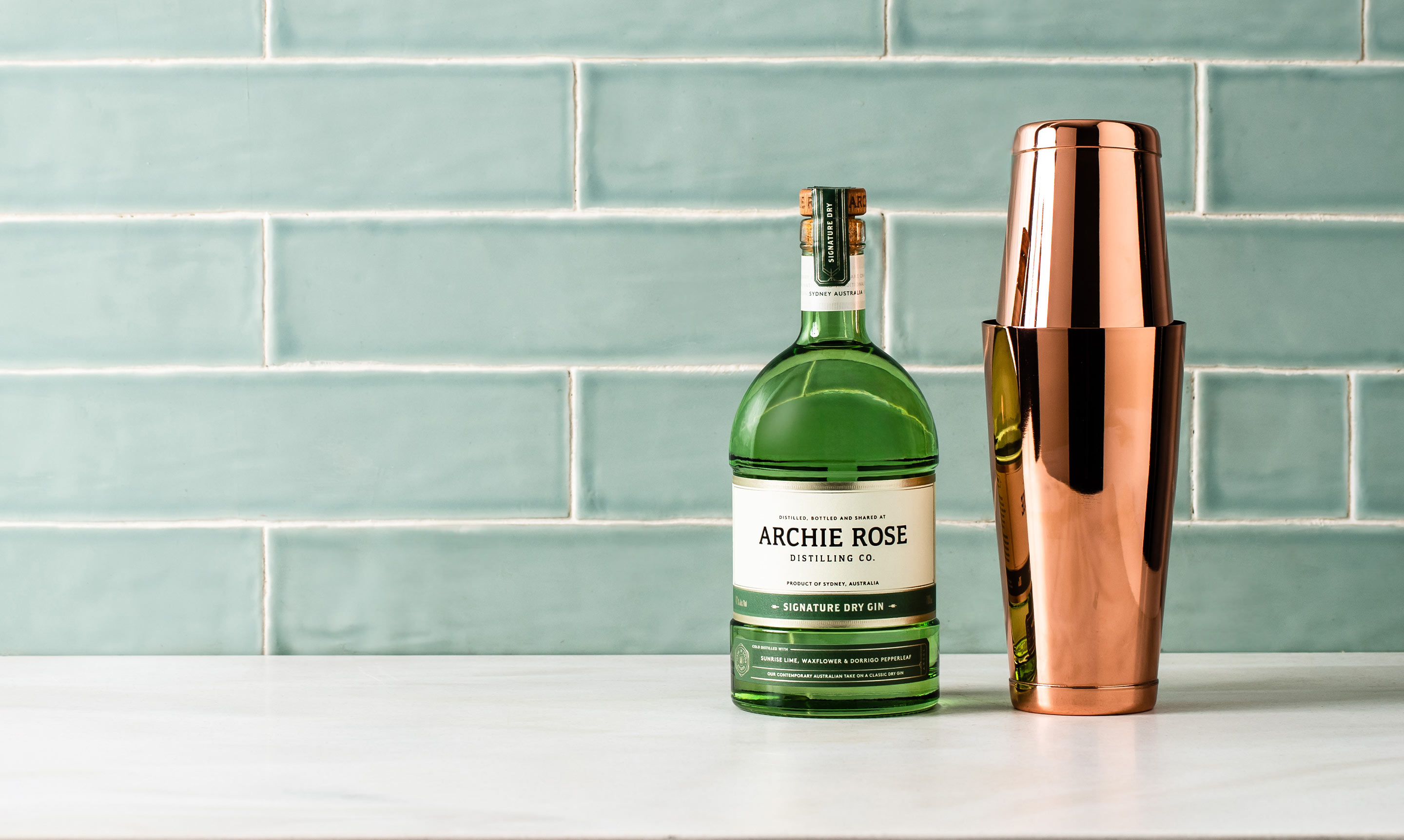 Signature Dry Gin & Shaker Set