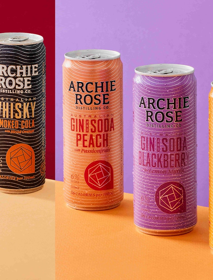 Archie Rose's New Gin & Whisky Cans