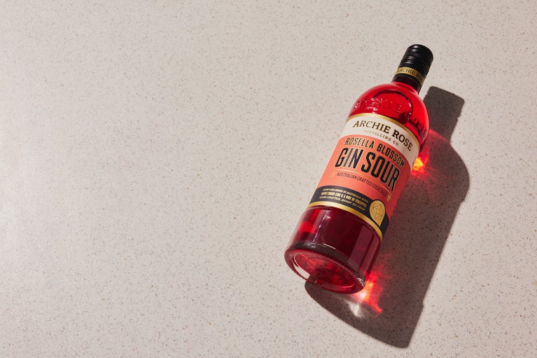 Rosella Blossom Gin Sour