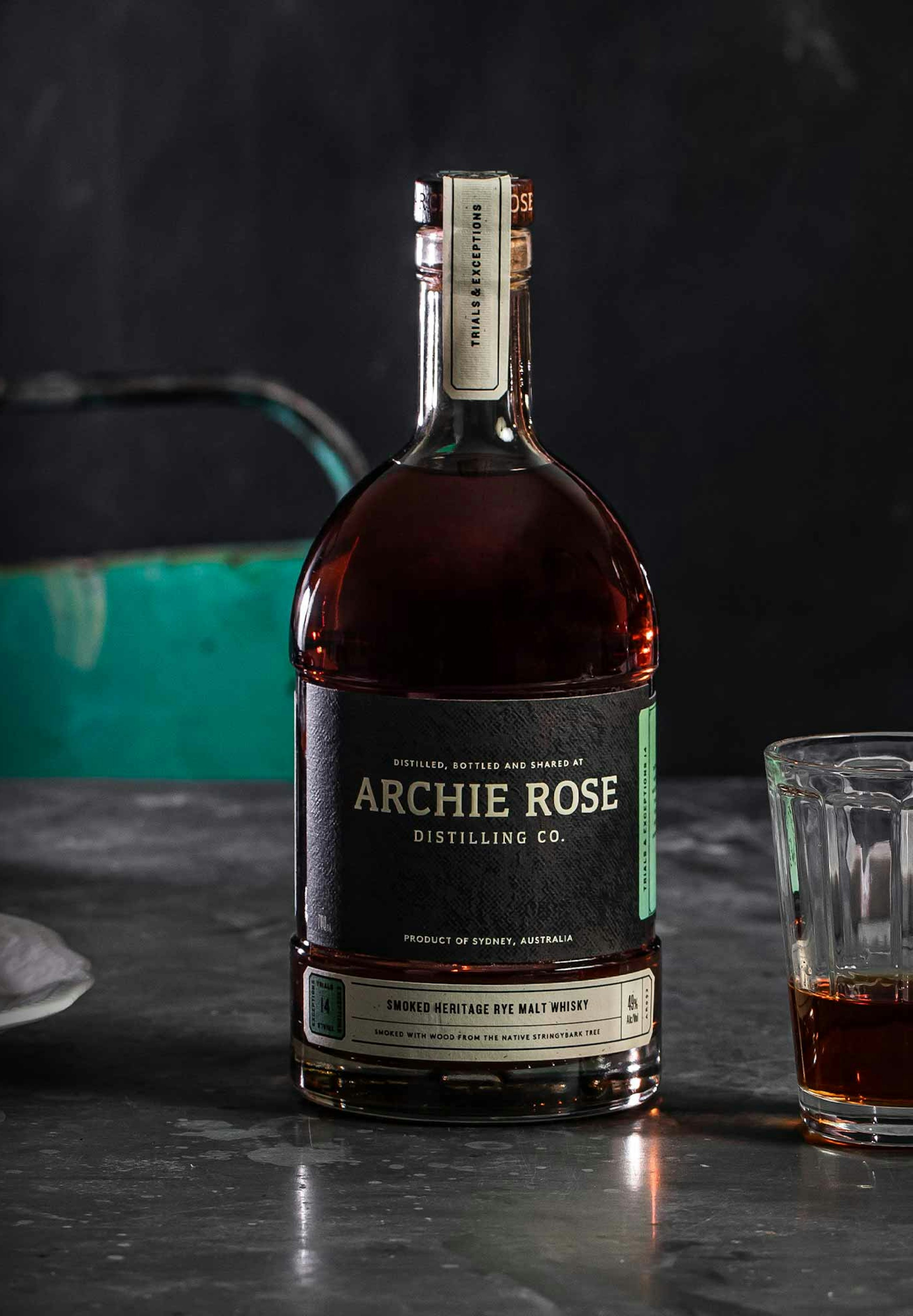 Red Malted Rye Smoked Heritage Rye Malt Whisky | Archie Rose Distilling Co.
