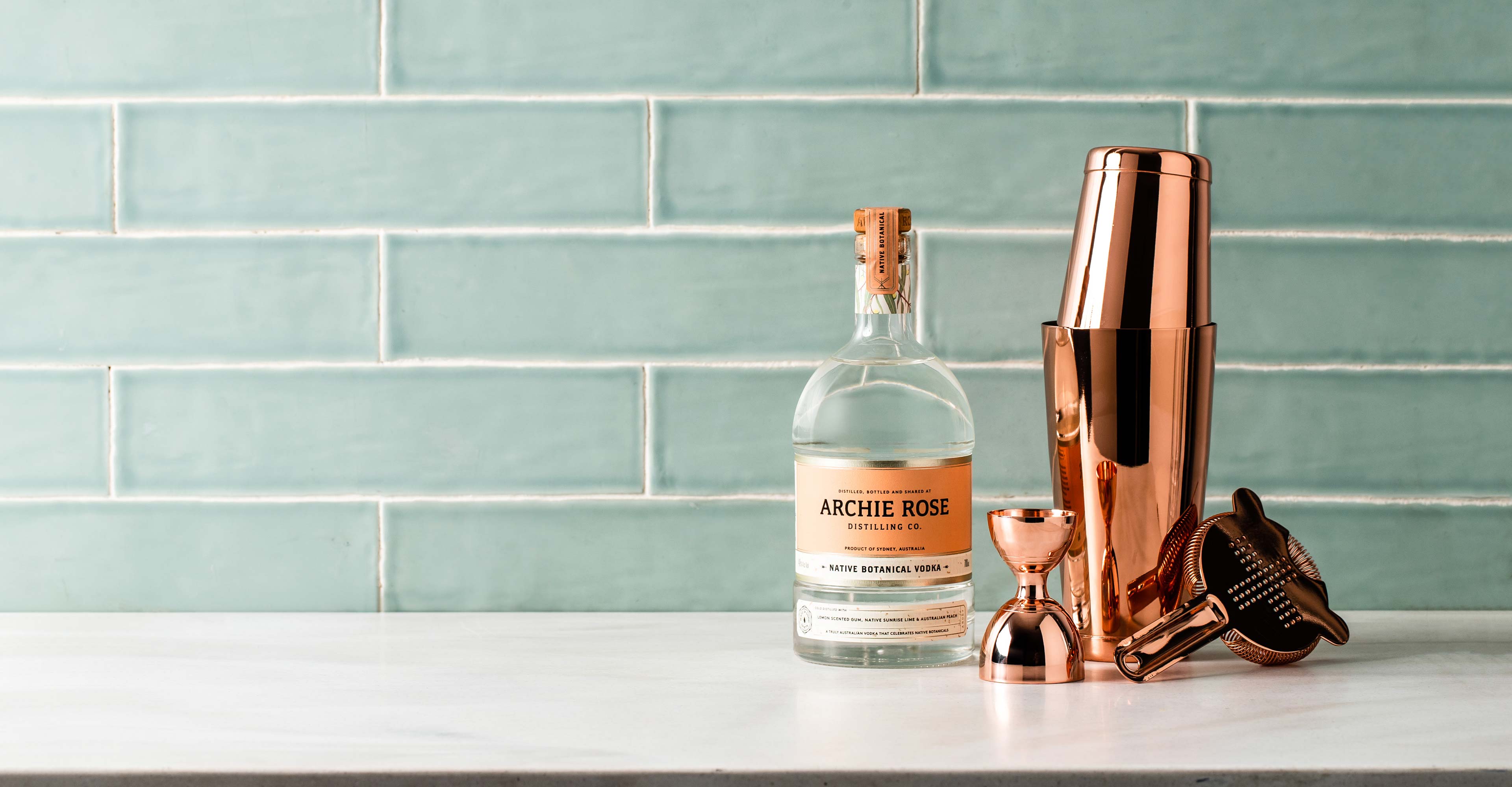 Copper Cocktail Set Vodka