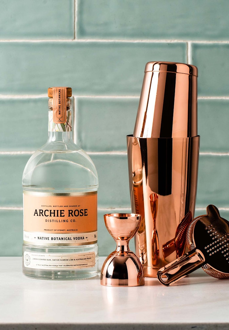 Archie Rose Copper Cocktail Kit & Native Botanical Vodka