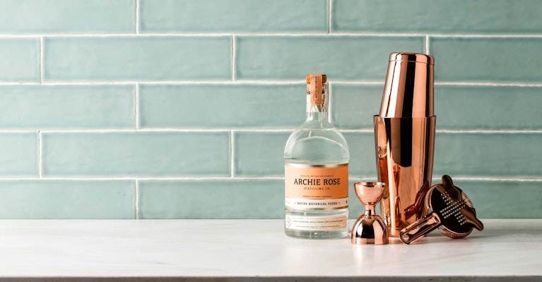 Archie Rose Copper Cocktail Kit & Native Botanical Vodka