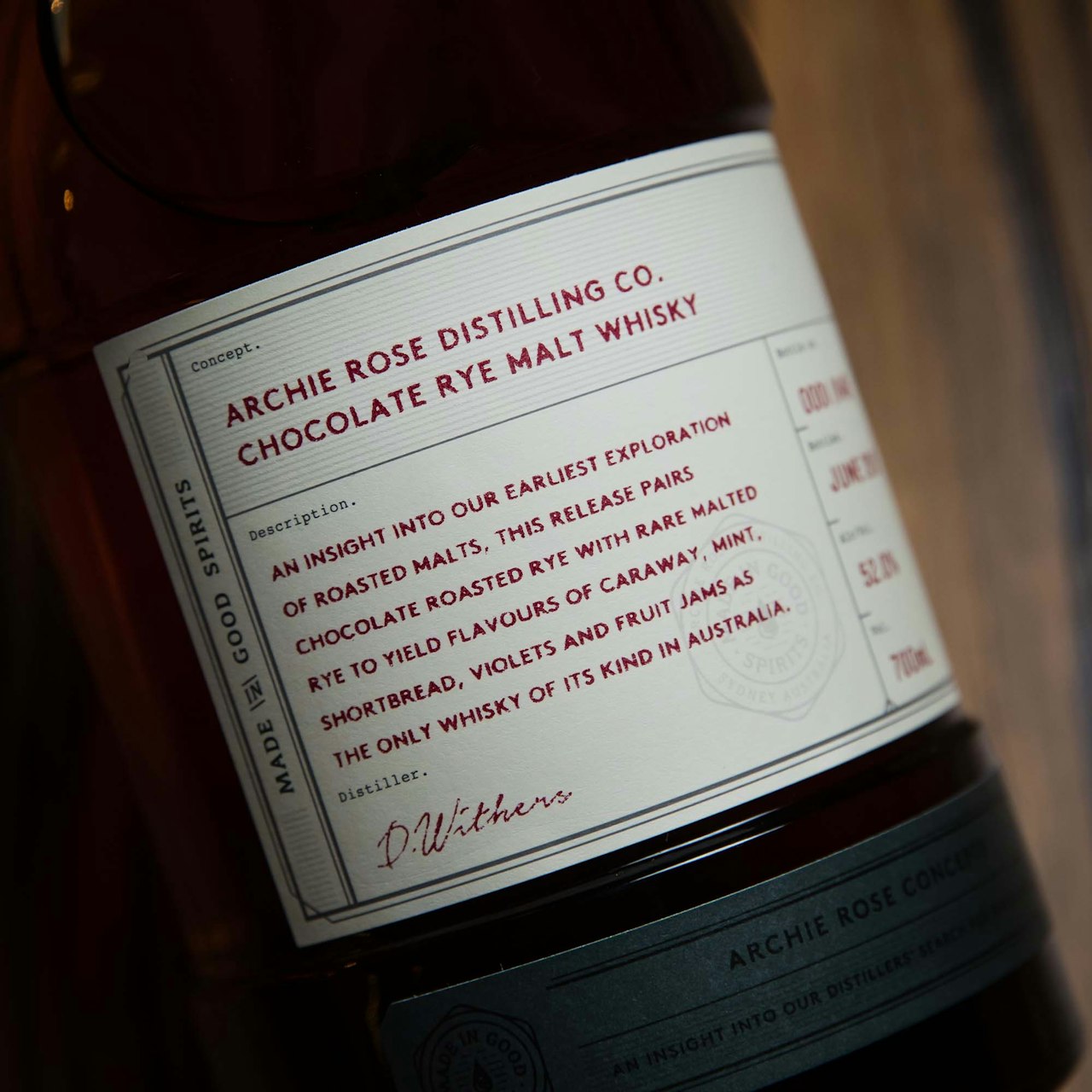 Chocolate Rye Malt Whisky