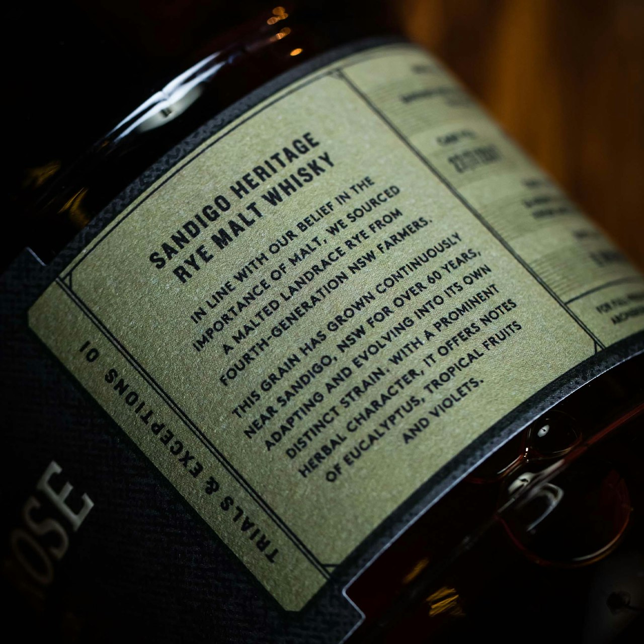 Sandigo Heritage Rye Malt Whisky
