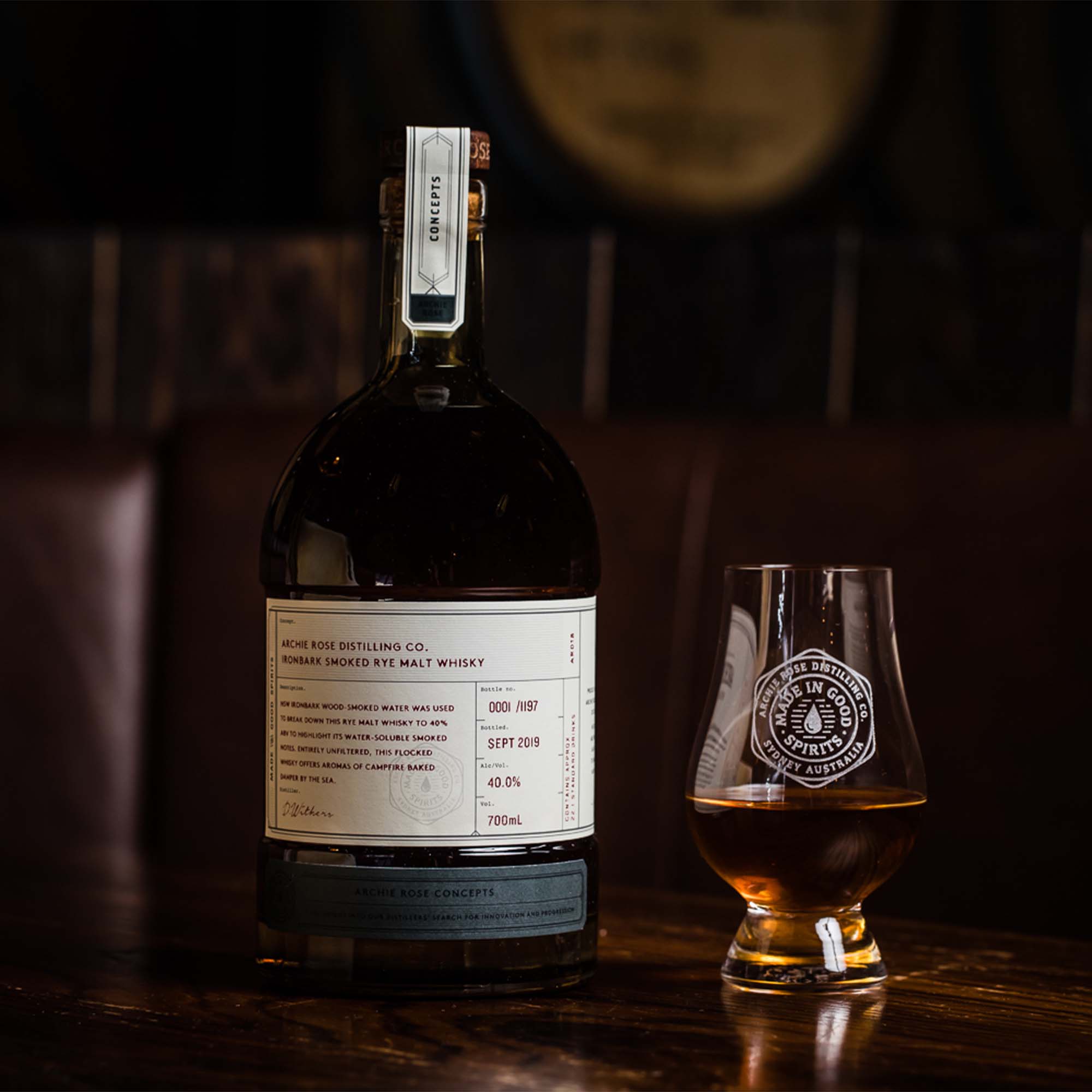 Ironbark Smoked Rye Malt Whisky