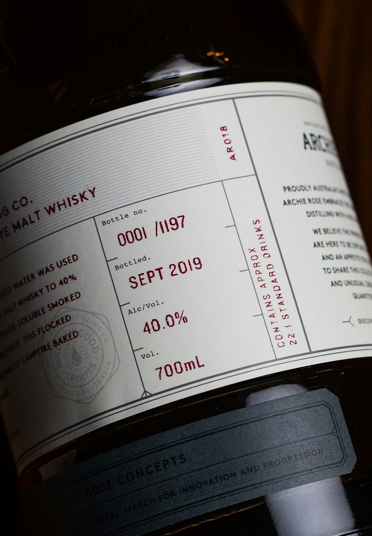 Ironbark Smoked Rye Malt Whisky