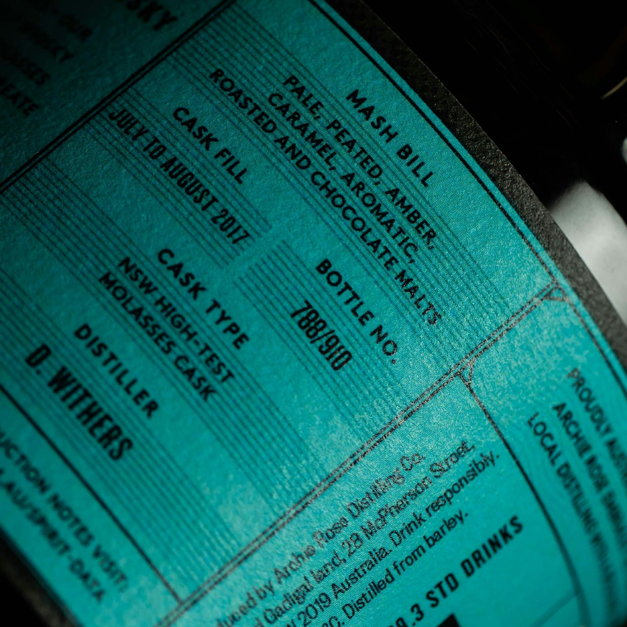High-Test Molasses Rum Cask Single Malt Whisky