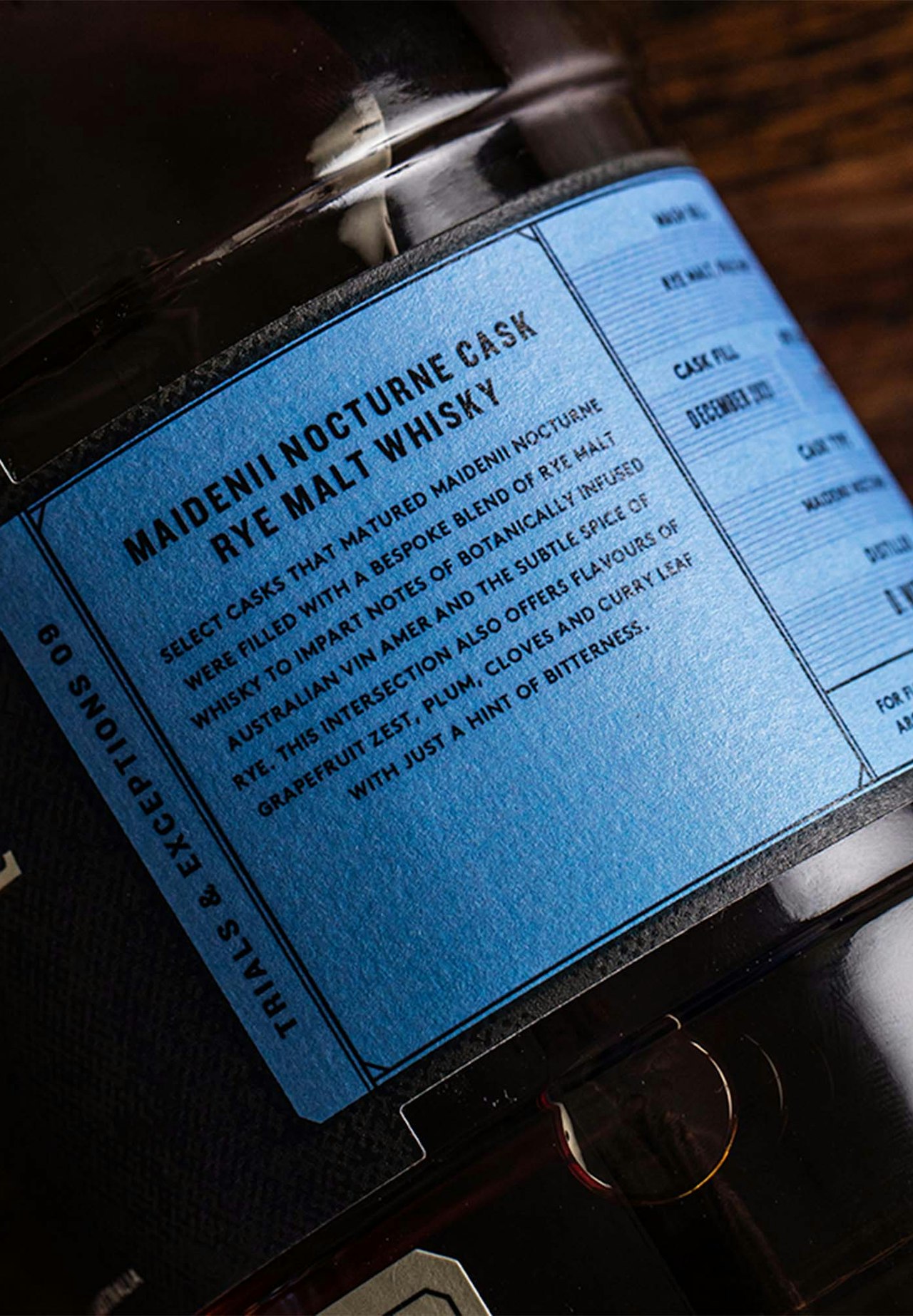 Maidenii Cask Rye Malt Whisky