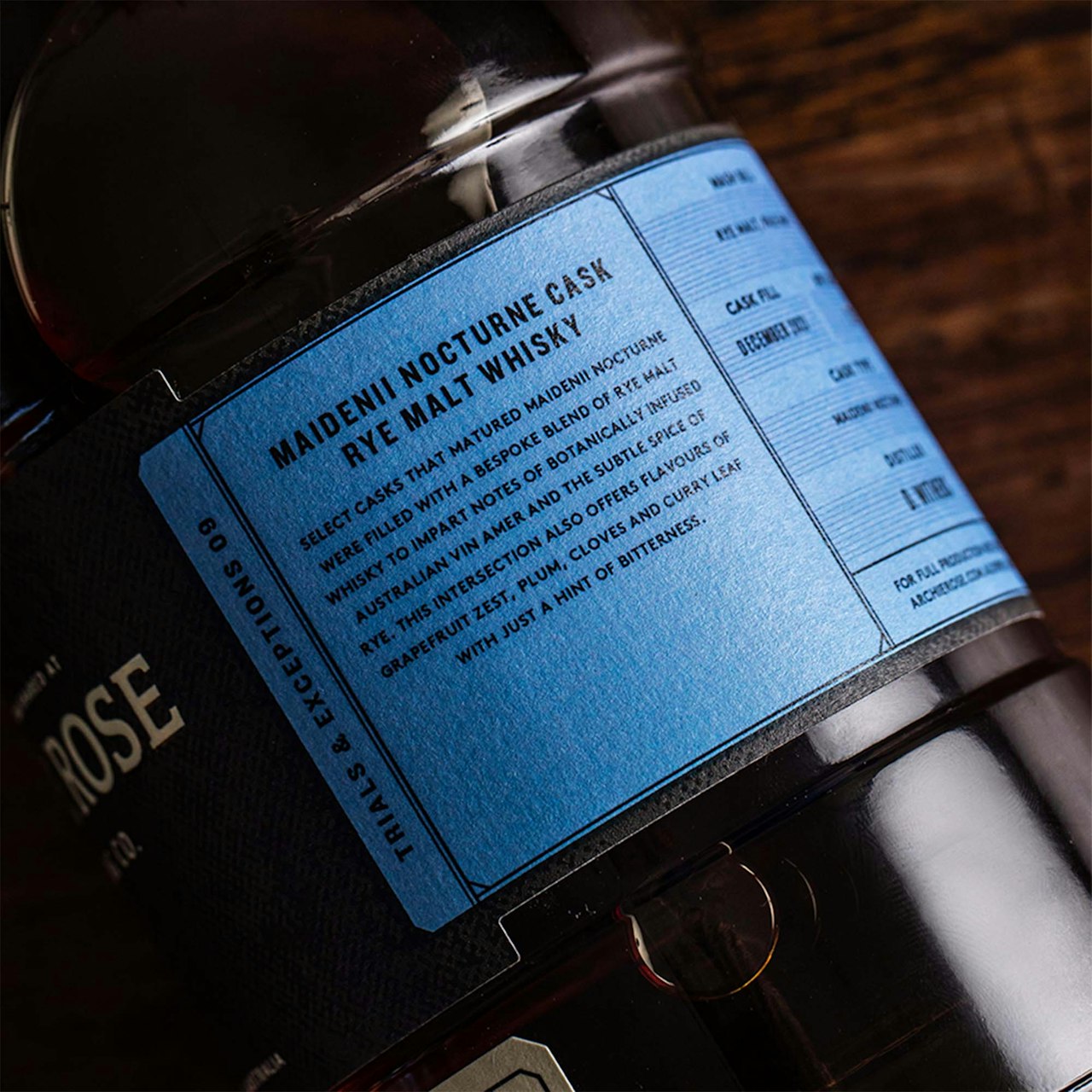 Maidenii Cask Rye Malt Whisky