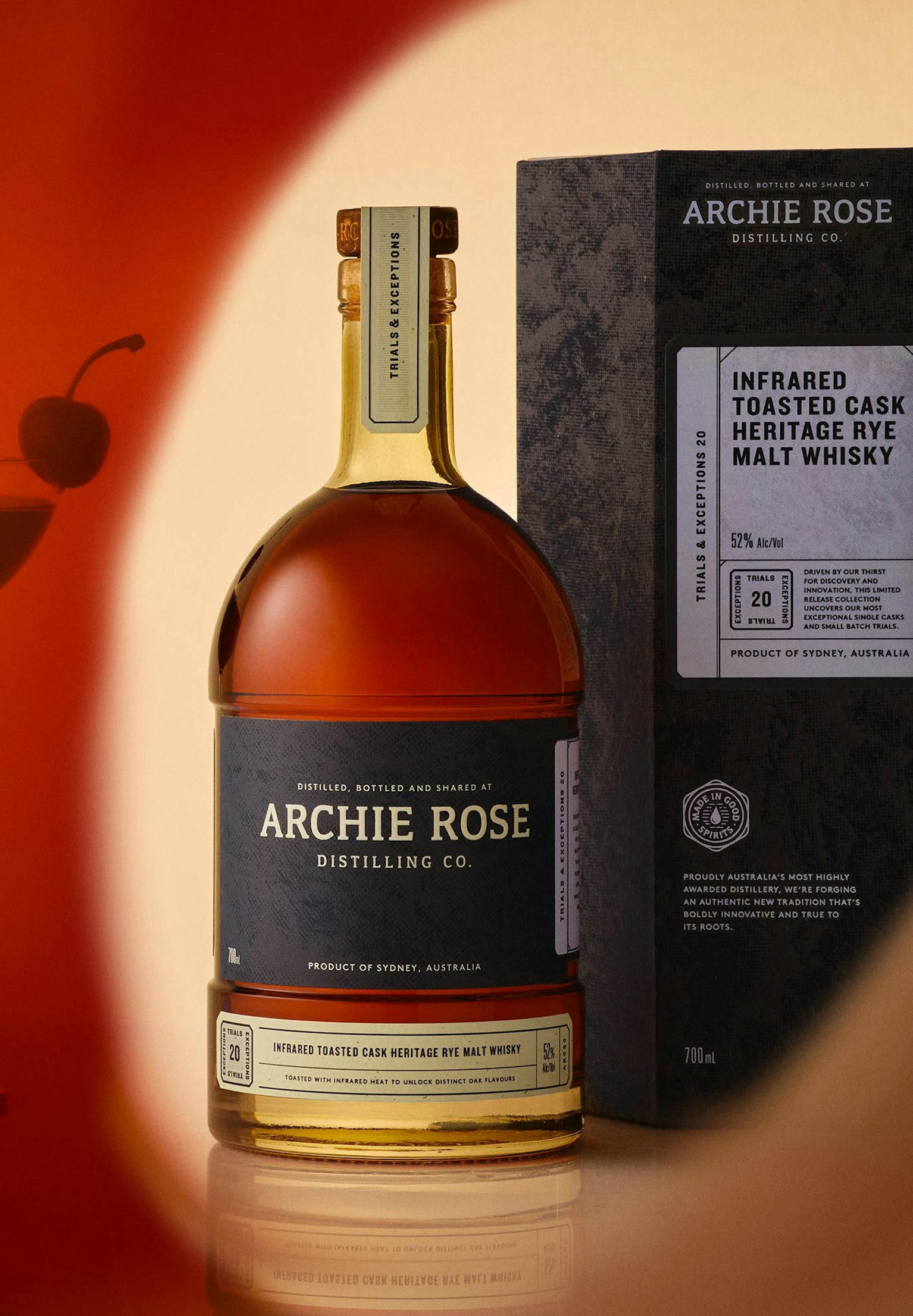 Infrared Toasted Cask Heritage Rye Malt Whisky