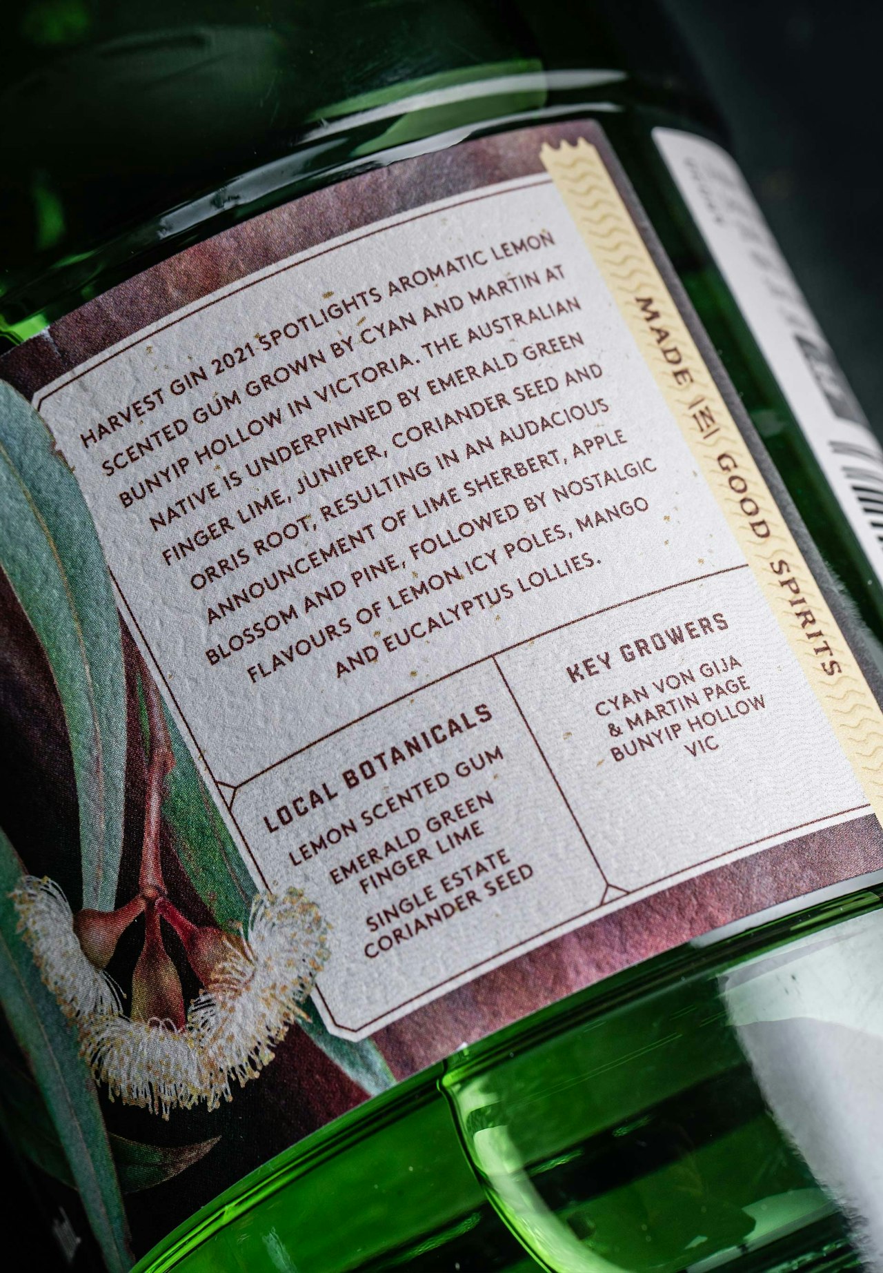 Lemon Scented Gum Harvest Gin