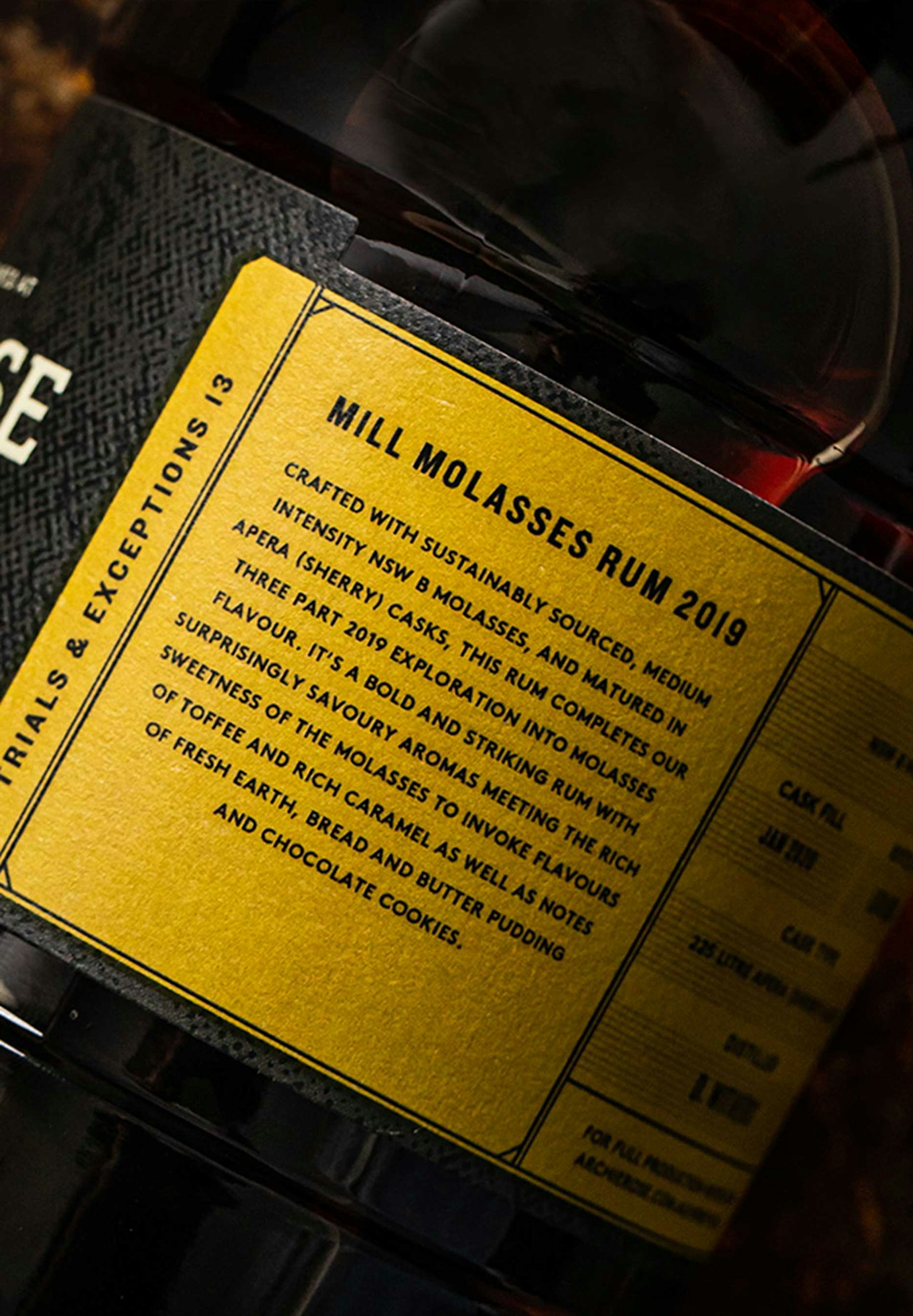 Mill Molasses Rum 2019