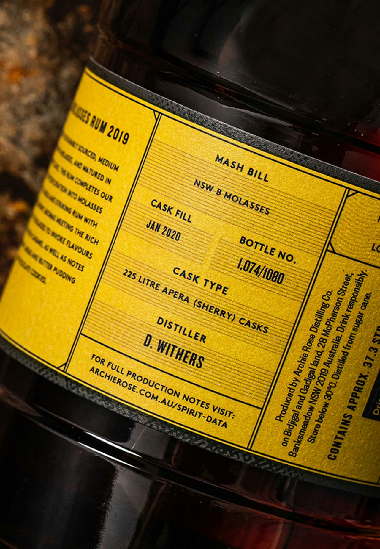 Mill Molasses Rum 2019