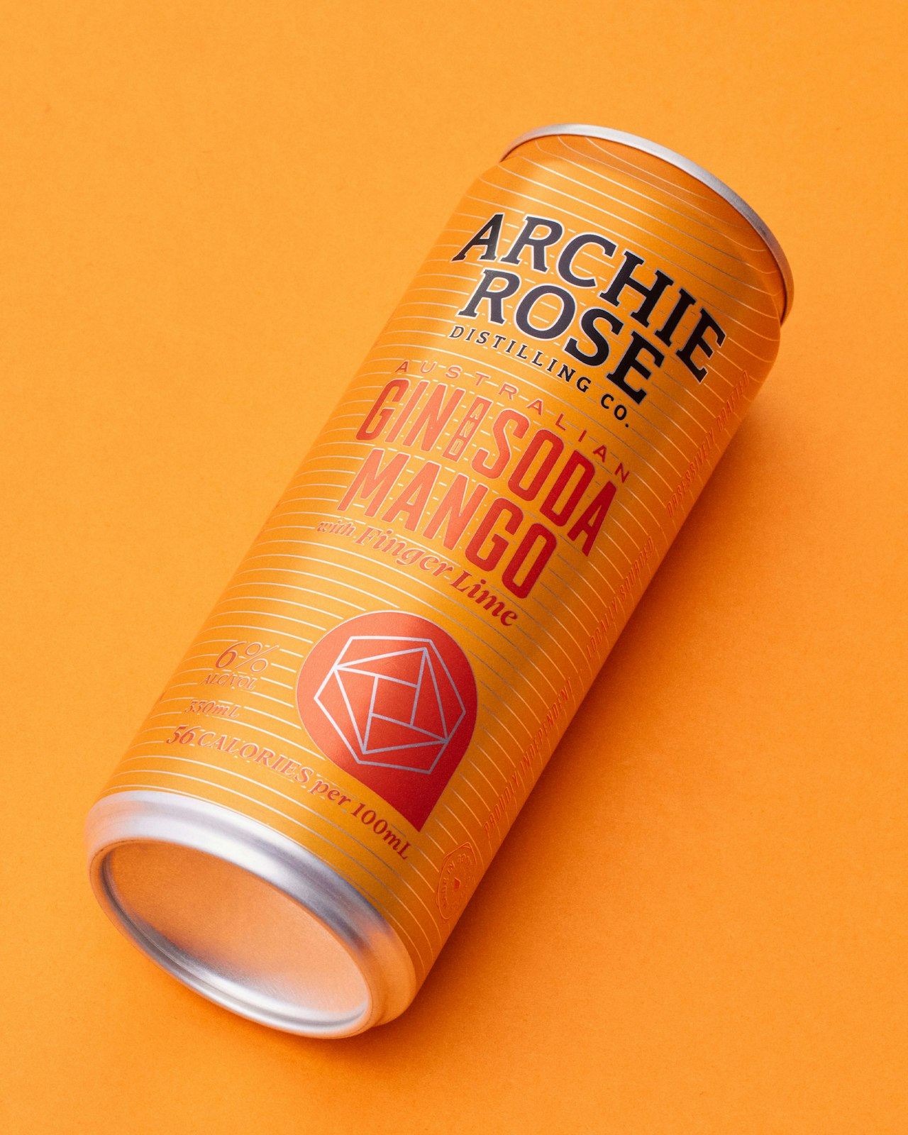 Straight Dry Gin, Mango and Native Finger Lime - 24x330ml