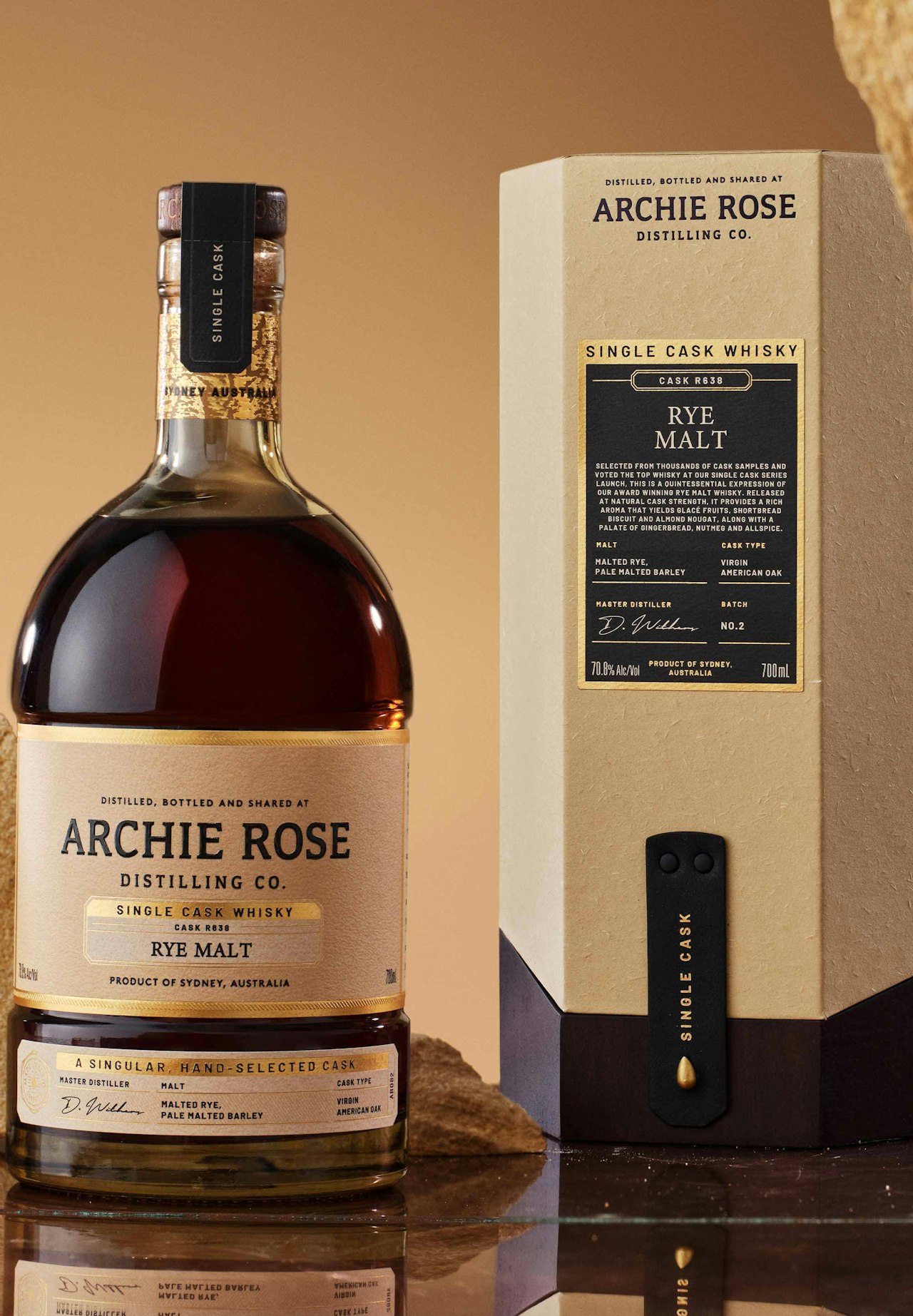 Single Cask Whisky Batch No.2 R638: Rye Malt