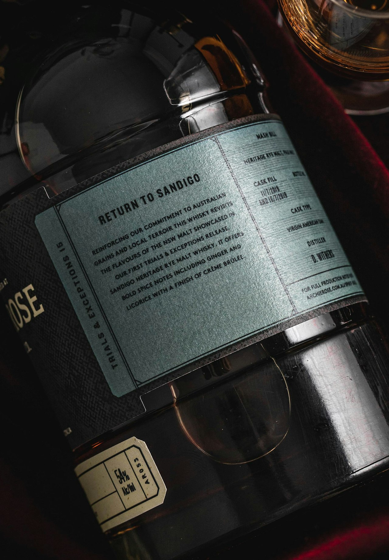 Return To Sandigo Heritage Rye Malt Whisky